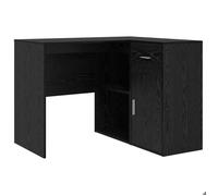 KENNETH@ Bureau d'angle,Pour adulte/étudiant,contemporain, Chêne noir 102x50x75 cm Bois d'ingénierie CL6102142