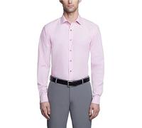 Kenneth Cole Chemise habillée à col écarté uni Coupe ajustée, Rose, 46 cm-47 cm Cou 86 cm-89 cm Manche Homme