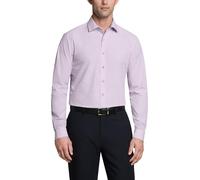 Kenneth Cole Chemise habillée à col Ouvert pour Homme Coupe ajustée, Lilas, 41 cm- 42 cm Cou 86 cm- 89 cm Manche