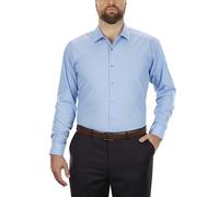 Kenneth Cole Dress Shirt Big and Tall Solid Chemise de Smoking, Bleu Clair, 4XL (Grand) (Cou 51 cm) (Manche 89/91 cm) Hommes