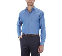 Kenneth Cole Chemises Robe Solide, Bleu Brumeux, 41 cm-42 cm Cou 91 cm-94 cm Manche Homme