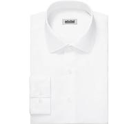 Kenneth Cole Dress Shirt Slim Fit Solid Chemise, Blanc, 43 cm-44 cm Cou 91 cm-94 cm Manche Homme