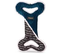 Kenneth Cole Jouet en Peluche Bicolore Durable pour Chiens de très Grande Taille - Nylon résistant à la Mastication avec couineur