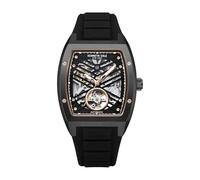 Kenneth Cole - Montre Automatique Automatic Silicon Curve - Automatic Mouvement de Montre - Epaisseur du boîtier: 13.2 mm - Largeur du boîtier: 40 mm - Acier Inoxydable - Black - 3 ATM