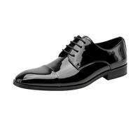 Kenneth Cole New York Hezner Homme Noir Verni, 8 Medium