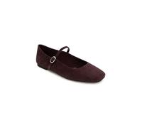 Kenneth Cole New York Jasper Mary Jane Chaussures Plates en Daim Bordeaux Pointure 39