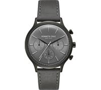 Kenneth Cole New York Montre analogique à quartz en cuir pour homme KC15185004