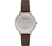 Kenneth Cole New York Montre femme analogique à quartz en cuir KC50010001