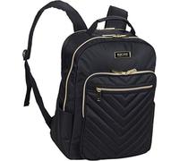 Kenneth Cole Reaction Chelsea Sac à dos de voyage matelassé pour ordinateur portable et tablette 15" Motif chevrons, Noir, Taille unique, Chelsea Sac à dos matelassé pour ordinateur portable et