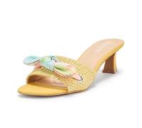 Kenneth Cole REACTION Cravate Bahama pour femme, Raphia poire, 38 EU