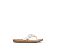 Kenneth Cole REACTION Femme Glam-athon Thong Sandal, Blanc, 40 EU
