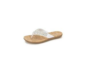 Kenneth Cole REACTION Femme Glam-athon Thong Sandal, Blanc, 41 EU