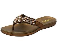 Kenneth Cole REACTION Femme Glam-athon Thong Sandal, Bronze, 43 EU