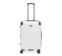 Kenneth Cole REACTION Flying Axis Collection Valise rigide et extensible légère à 8 roues pivotantes, Blanc noix de coco, 24-Inch Checked, Flying Axis Collection Valise rigide et extensible légère à 8