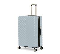 Kenneth Cole REACTION Madison Valise carrée Extensible à Chevrons rigides pour Femme, Ardoise, 28-inch Checked, Madison Valise carrée Extensible à Chevrons rigides pour Femme