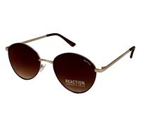 Kenneth Cole Reaction Mens Gold Round Metal.Sunglass KC1375 32F