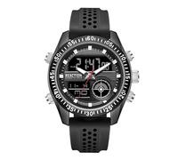 Kenneth Cole REACTION Montre pour homme Ana-Digi - Affichage analogique numérique - Fonctions multifonctions - Lunette de sport - Design moderne - Accessoire décontracté au quotidien - Montre tendance
