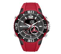 Kenneth Cole REACTION Montre pour homme Ana-Digi - Affichage analogique numérique - Fonctions multifonctions - Lunette de sport - Design moderne - Accessoire décontracté au quotidien - Montre tendance