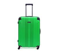 Kenneth Cole Reaction Out of Bounds Lightweight Hardshell 4-Wheel Spinner Luggage, Kelly Green, 28-inch Checked
