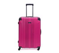 Kenneth Cole Reaction Out of Bounds Lightweight Hardshell 4-Wheel Spinner Luggage, Magenta, 28-inch Checked