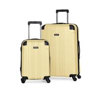 Kenneth Cole REACTION Out of Bounds - Lot de 2 valises rigides légères à 4 Roues, Banane pâle, Ensemble de 2 pièces (50,8 cm et 71,1 cm), Ensemble de 2 valises rigides avec Roues pivotantes