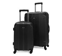 Kenneth Cole REACTION Out of Bounds Valise Rigide légère à 4 Roues pivotantes, Noir - Noir Minuit, 2-Piece Set (20" & 28"), Hors limites