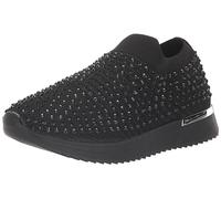 Kenneth Cole Reaction Women's Cameron Jewel Jogger Sneaker, Black, 7.5