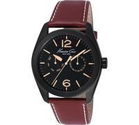 Kenneth Cole Montre Homme IKC8063 – Quartz analogique – Bracelet cuir – 44 mm