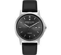 Kenneth Cole York Dress Grey Fashion Analogue Quartz Watch Slvr 44 Male
