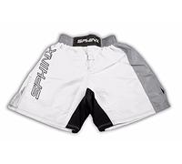 Kenneth J Lane SAM1-43 MMA Pro Bermuda Unisexe pour Adulte, Blanc, Taille S