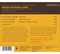 Kenneth Leighton/Frank Martin: Masses for Double Choir [Audio CD] NEUF