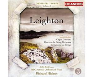 Kenneth Leighton Organ Concerto, Concerto for String Orchestra (Hickox) (CD)
