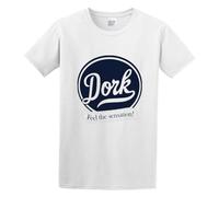 Kenneth Morgan DORK Feel The Sensation York Peppermint Pattie Parody Men's T-Shirt Unisex White Men Tees XXL