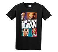 Kenneth Morgan Eddie Murphy Eddie Murphy Raw Graphic Tee Printed Top Shirt for Mens T-Shirt Black XXL