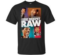 Kenneth Morgan Eddie Murphy T Shirt Eddie Murphy Raw T Shirt White for Men Black XL
