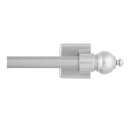 Kenney 40343 Tringle magnétique réglable Multi-Usage 1 cm pour Brise-Vue, 40,6-71 cm, satinée argentée, 1