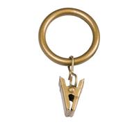 Kenney Lot de 14 Anneaux à Clip pour tringles à Rideaux de 2,5 cm à 3,8 cm de diamètre, doré