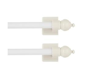 Kenney Petite veilleuses Barres magnétiques, 8,75 à 40 cm, Blanc, Lot de 2