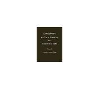 Kennicott's Critical Edition Of The Masoretic Text (Vol. 1 Genesis - Second Kings)
