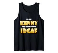 Kenny Costume IDGAF Meme Personalized First Name Kenny Joke Débardeur