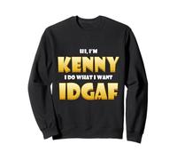 Kenny Costume IDGAF Meme Personalized First Name Kenny Joke Sweatshirt