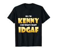 Kenny Costume IDGAF Meme Personalized First Name Kenny Joke T-Shirt