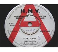Kenny Lynch - Kenny Lynch Up On The Roof/Jump On Your Broomstick 7" HMV POP1090 VG 1962 demo, there is writing on side one label