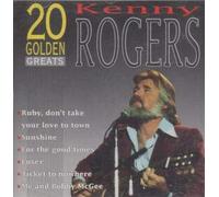 KENNY ROGERS - 20 GOLDEN GREATS CD UK WISEBUY 1994