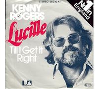 KENNY ROGERS - Lucille/Till I get right (7" Vinyl Single)(1976)(United Artists Records 36242 AT)