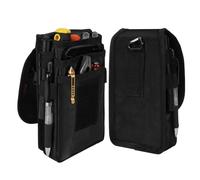 KENOBEE Pochette à Outils, Petite Sacoche à Outils avec Mousqueton, Organiseur de Travail Durable pour Technicien, Constructeur, Technicien de Maintenance (Noir)