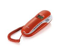 Kenoby CID Téléphone analogique Identification de l'appelant Rouge Blanc