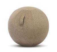 Kenoko Ergonomique Ballon Bureau Siège NAMI 65 cm | Idéal pour Yoga et Grossesse | Revêtement Lavable | Boule Gonflable | Macchiato