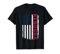 Kenosha, amoureux du drapeau américain, patriote, Kenosha T-Shirt