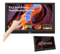Kenowa Écran Tactile Portable 13,3 Pouces Full HD 1080p IPS Externe avec HDMI VGA Type-B - Confidentialité pour Windows 7 11 OS Ordinateur Portable/Xbox/PS4/Switch/Raspberry Pi